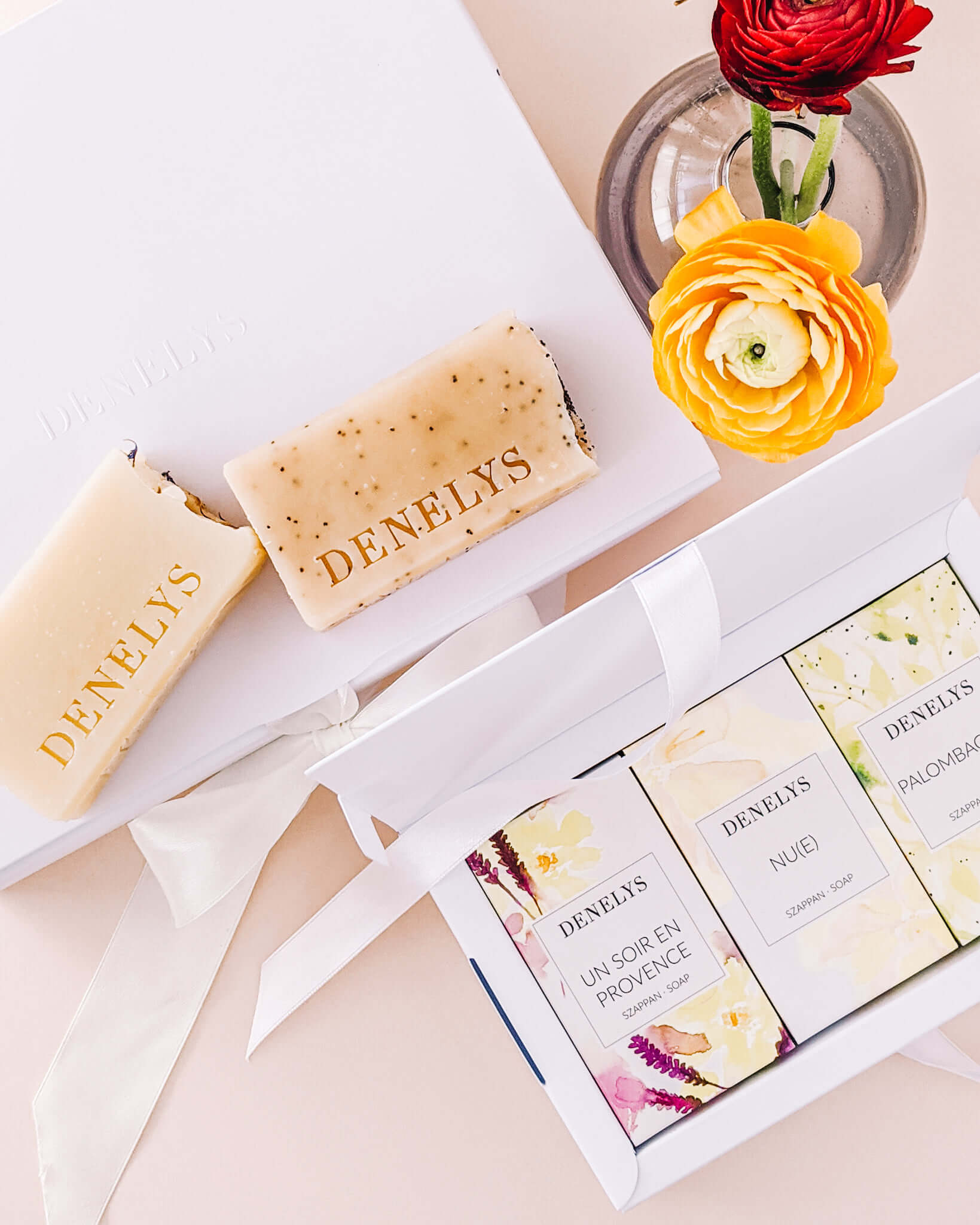 denelys cosmetics packaging design soap box